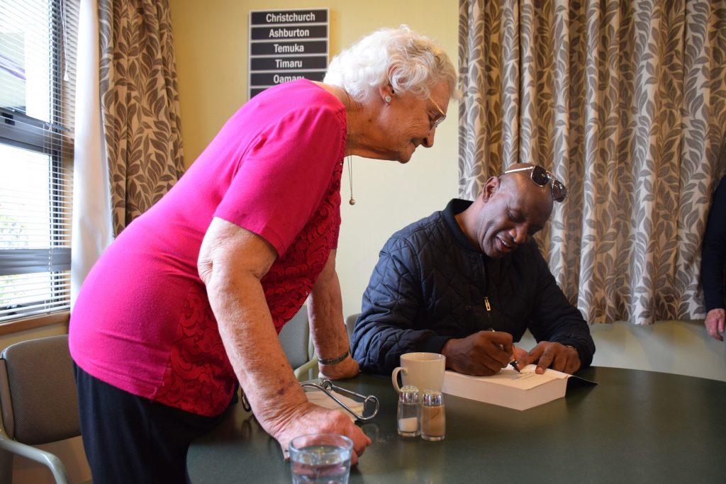 Shaun Wallace of The Chase visits Archer Retirement Village