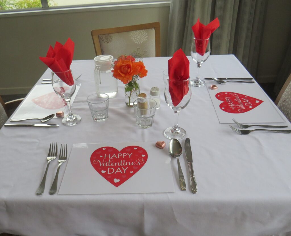 Archer Trust - Valentine's Day 2023 - Table setting